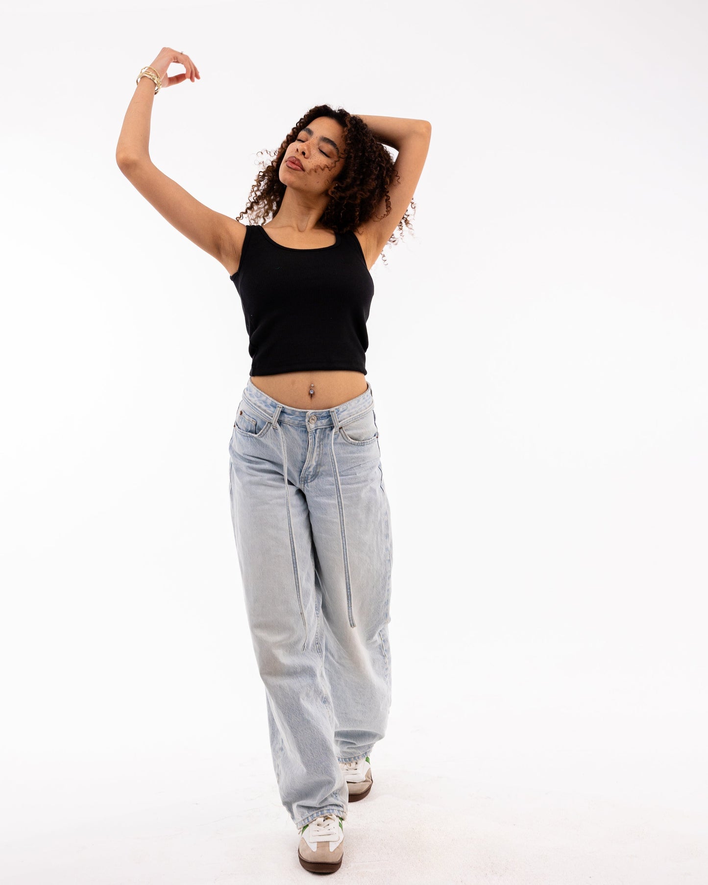 Sleeveless Ribbed Crop Top