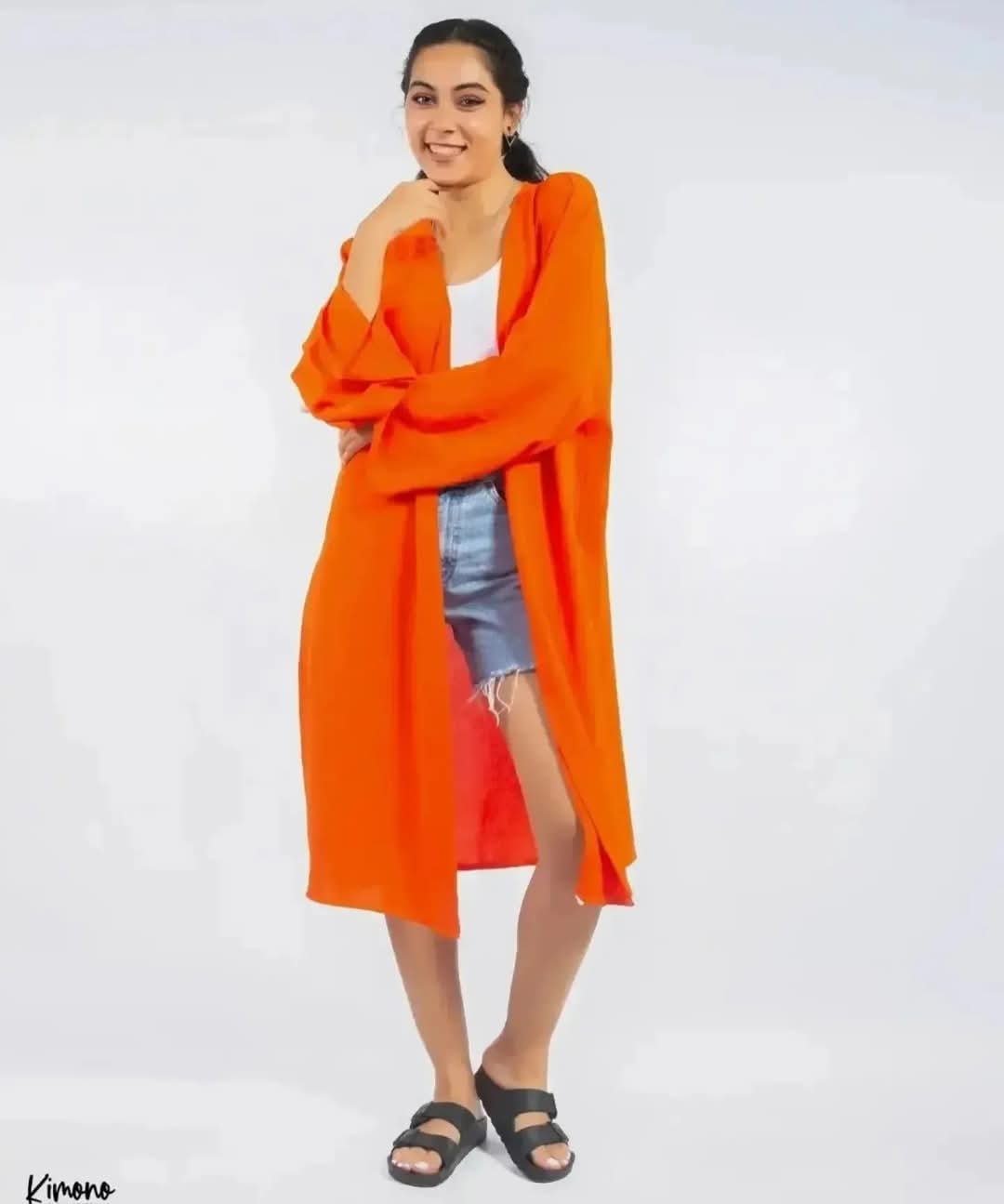 Vibrant Open Front Cardigan