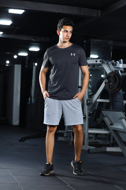Men's Dark Grey Dual-Tone Set