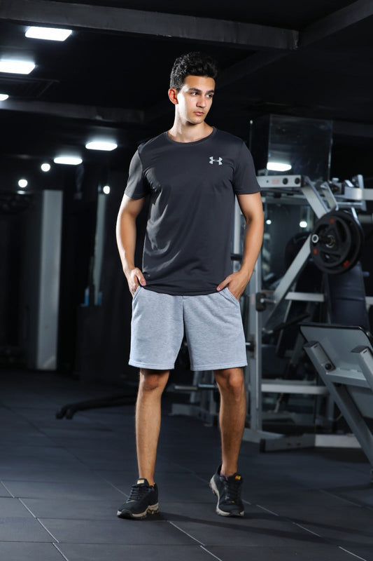 Men's Dark Grey Dual-Tone Set