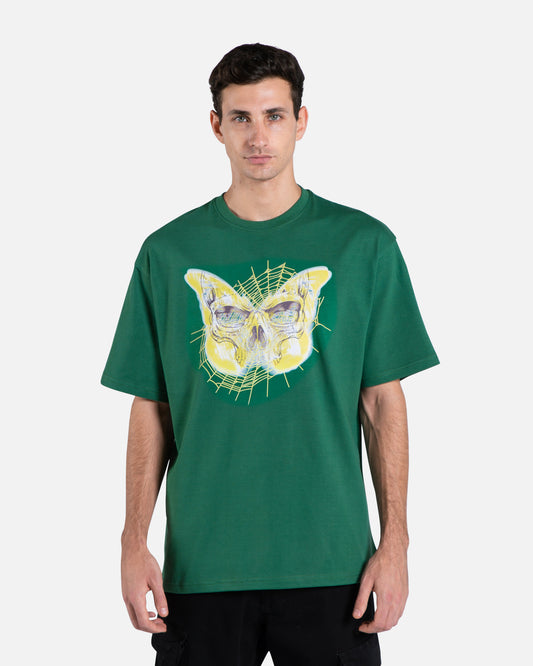 Men Green Cotton Oversized T-shirt