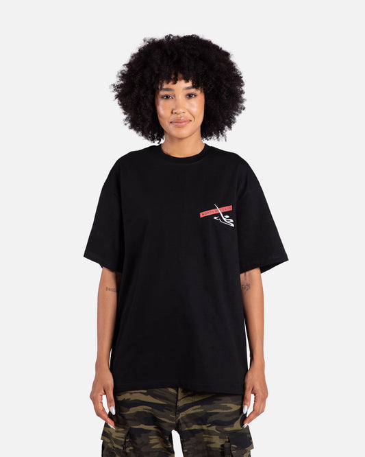 Brutal Gecko Icy Frost Black Graphic T-shirt  For Women