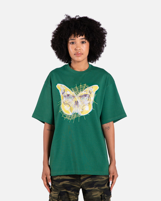Women Green Cotton Oversized T-shirt