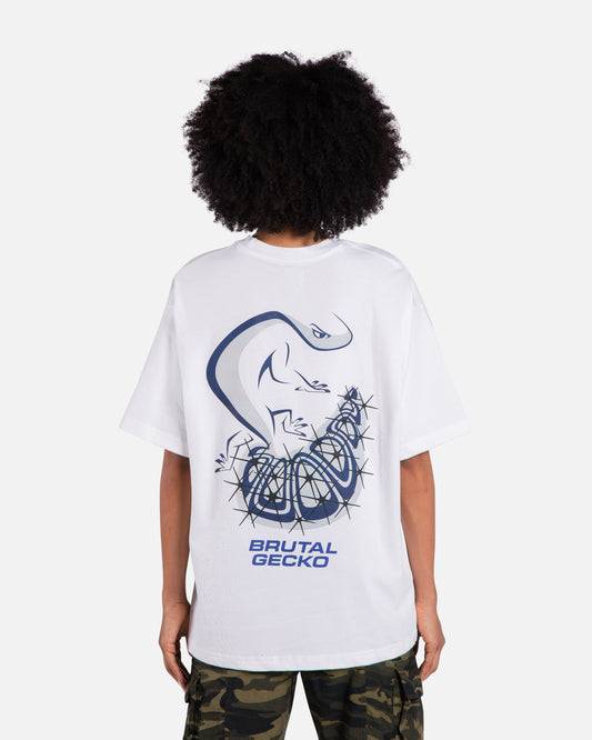 Brutal Gecko 1st Survivor T-Shirt For Women- White