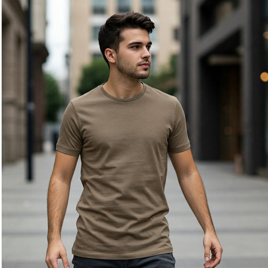 Cafe Regular Fit Basic Tshirt