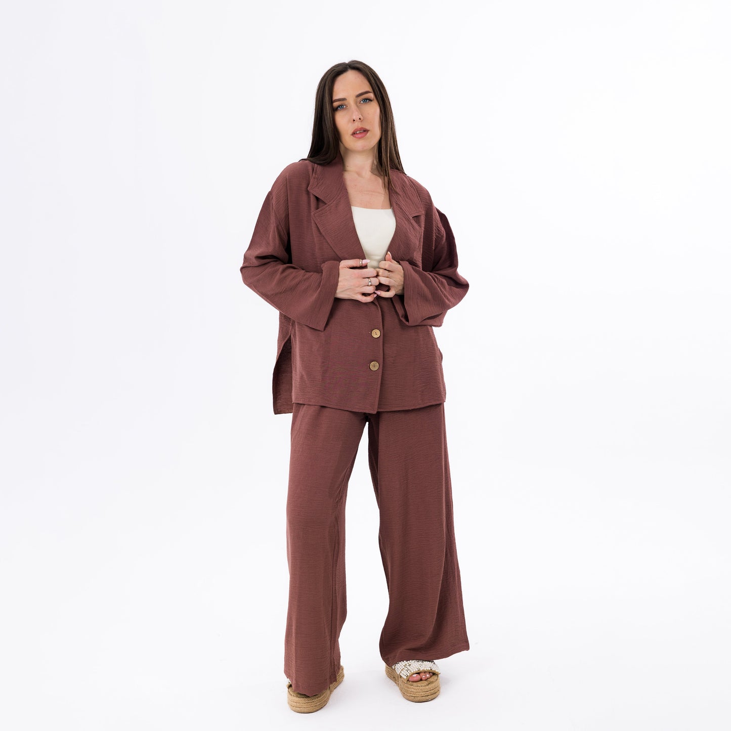 Relaxed Tailored Two-Piece Suit