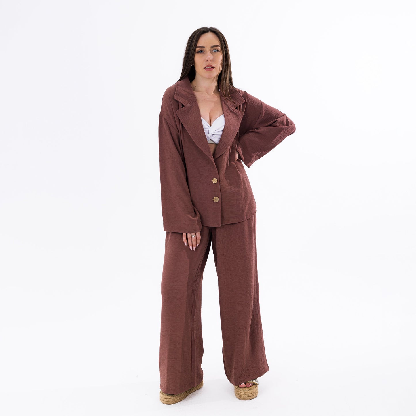 Relaxed Tailored Two-Piece Suit