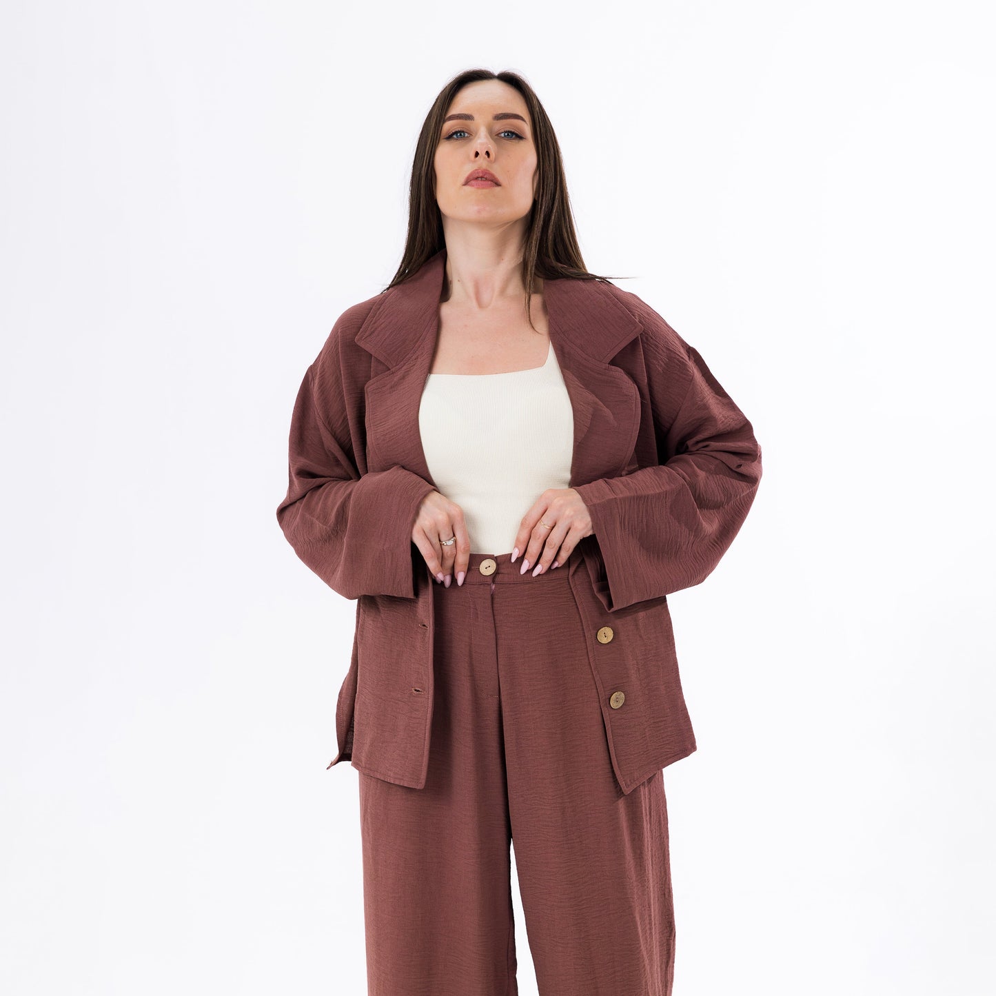 Relaxed Tailored Two-Piece Suit