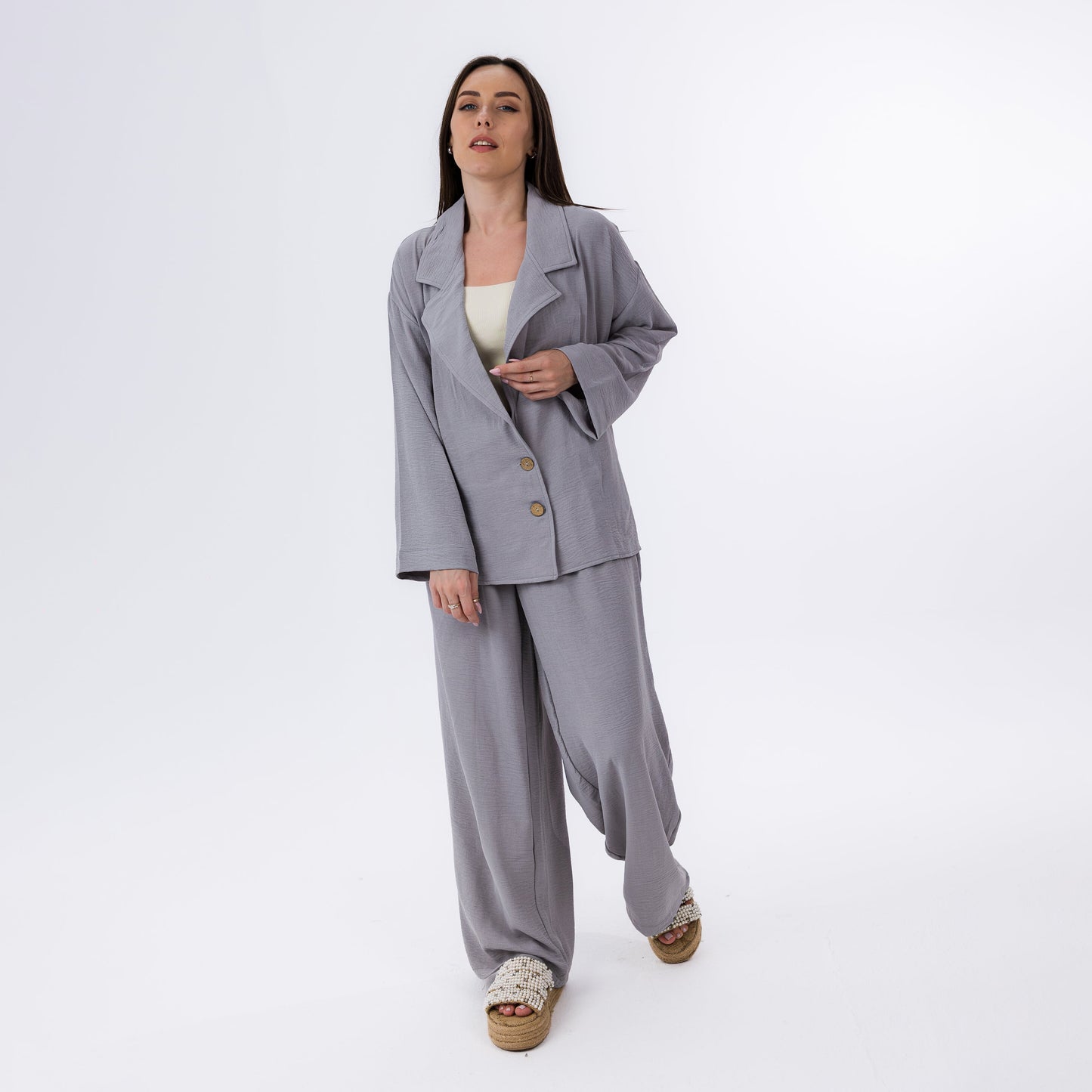 Relaxed Tailored Two-Piece Suit
