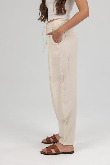 Women Summer Straight Lenin Pants