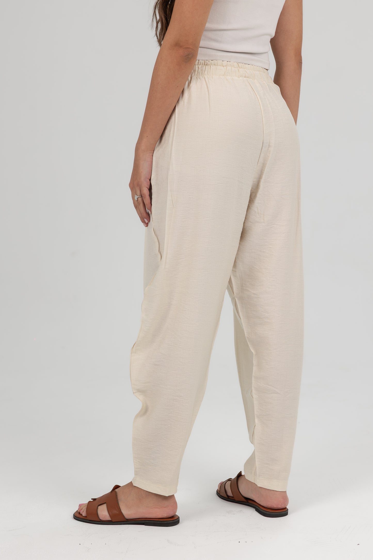 Women Summer Straight Lenin Pants
